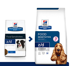 Hill's Prescription Diet z/d Food Sensitivities для собак
