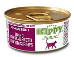 Kippy Cat Natural Консервы с тунцом и креветками