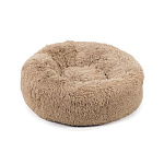 Beeztees Лежанка плюшевая Yali бежевая