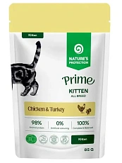 Nature's Protection Prime Kitten (Курица, индейка в соусе)