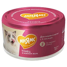 Мнямс Тунец в нежном желе для кошек и котят