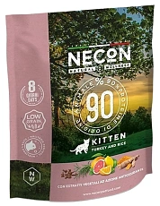 Necon Natural Wellness Kitten (Индейка, рис)