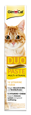 Gimcat Паста мультивитаминная для кошек, сыр
