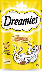 Dreamies Подушечки для кошек с сыром