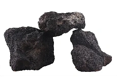 Prime Декорация природная Вулканический камень черный