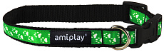 Ошейник регулируемый Amiplay NX S-M (Зеленый)