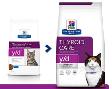 Hill's Prescription Diet y/d Thyroid Care для кошек