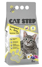 Cat Step Compact Grey Summer Field