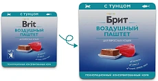 Брит Премиум Воздушный паштет для взрослых кошек (Тунец)