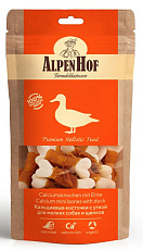 AlpenHof Кальциевые косточки с уткой для мелких собак и щенков