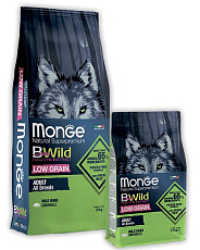 Monge Dog BWild Low Grain Adult All Breeds (Дикий кабан)