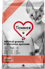 1st CHOICE Kitten GF Optimal Growth (Треска, лосось)