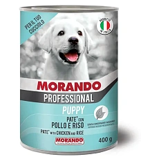 Morando Professional Puppy (Паштет c курицей и рисом)