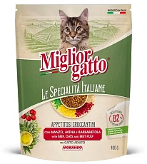 Miglior gatto Le Specialità Italiane Adult (Говядина, овес и свекла)