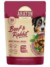 Araton для собак (Говядина и кролик в соусе)