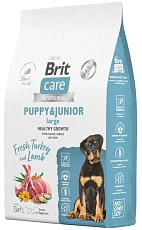 Brit Care Dog Puppy&Junior L Healthy Growth (Индейка, ягненок)