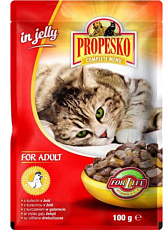 Propesko Cat Pouch (Курица в желе)
