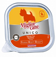 Miglior MC UNICO 100% Pate for dog Turkey – Garfield.by