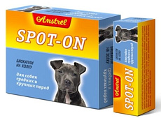 Amstrel БИОкапли "Spot-on" для средних и крупных собак