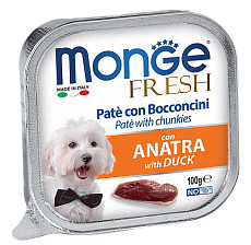 Monge Dog Fresh Pate (Утка)