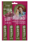 Molina Жевательные колбаски для кошек Оленина и гусь