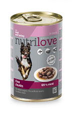 Nutrilove Chunks Dog Veal/Turkey in gravy