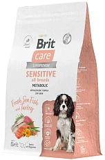 Brit Care Dog Adult Sensitive Metabolic (Рыба, Индейка)