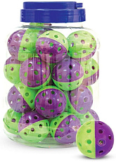 Triol 3833 Игрушка "Мяч-погремушка", фиолетово-зеленый (25 шт.)