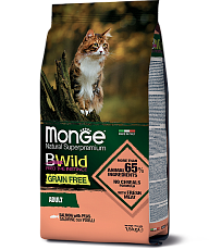Monge Cat Bwild Grain Free Adult (Лосось)