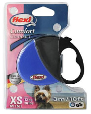 Поводок-рулетка Flexi Comfort Compact XS лента 3 м