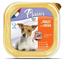 Plaisir Паштет для собак (Курица)
