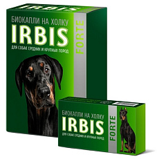 Irbis Forte Биокапли для средних и крупных собак