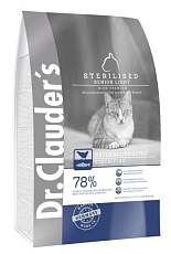 Dr. Clauder's High Premium Sterilized Senior Light Cat (Птица и рыба)
