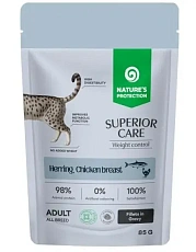 Nature's Protection SC Adult Weight Control (Сельдь, куриная грудка в соусе)