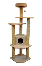 Cat House Комплекс "Торнадо", 180 см, сизаль