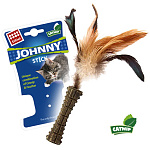 GiGwi JOHNNY STICK Спрессованная кошачья мята с перьями