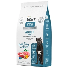 Брит Кеа Dog Adult Large Chondroprotectors (Индейка, утка)