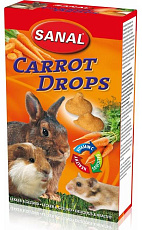 Sanal Дропсы для грызунов (Морковные), 45 г