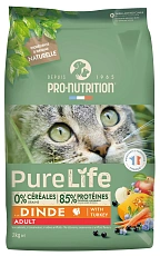 Flatazor Pure Life Adult Cat (Индейка)