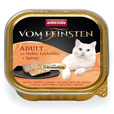 Vom Feinsten (с курицей, лососем и шпинатом)