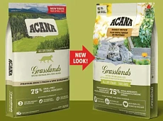 ACANA GRASSLANDS Cat & Kitten (Утка, курица, индейка, сиг, перепел)