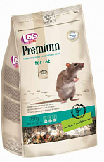 Lolo Pets Премиум Полнорационный корм для крыс, 750 г