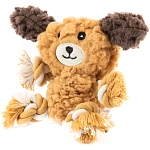 Aromadog Rescue Собачка с канатами и с пищалкой, рыжий