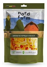Nord Farm Хлопья из курицы и лосося