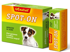 Amstrel БИОкапли "Spot-on" для щенков и мелких собак