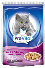 PreVital Classic line (Кролик, индейка в желе)