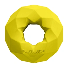 Playology Жевательное кольцо-многогранник CHANNEL CHEW RING с ароматом курицы, желтый