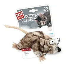 GIGwi CATCH & SCRATCH Игрушка для кошек Мышка