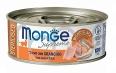 Monge Supreme Sterilised Консервы из тунца с крабом