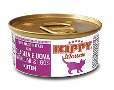 Kippy Mousse Kitten Мусс с перепелкой и яйцами
